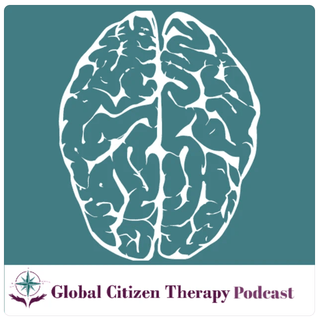 Global citizen therapy podcast logo