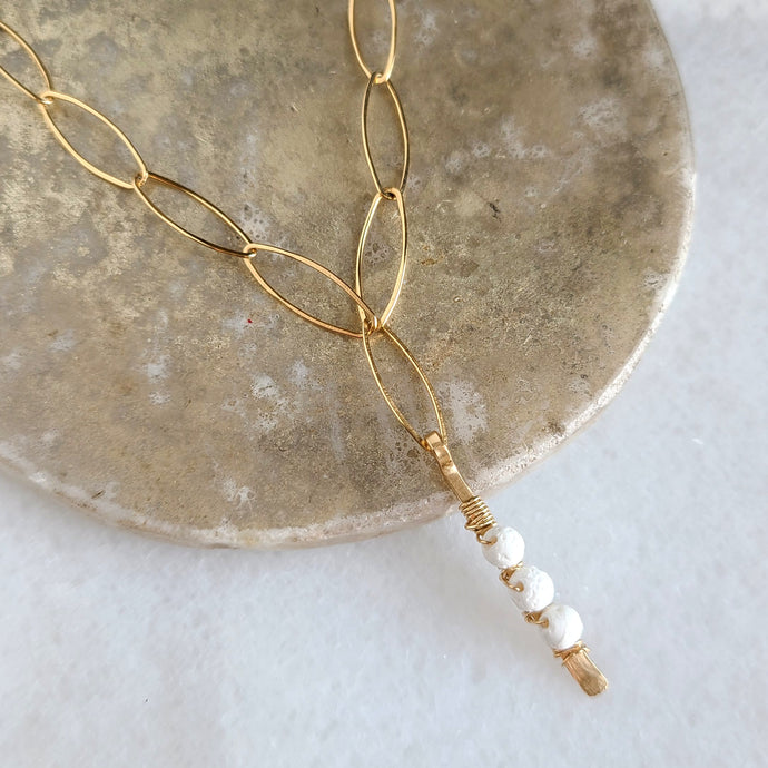 Sceptre Necklace- Fragrance Diffusing Demi-Fine Jewelry