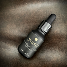 Load image into Gallery viewer, Pure Egyptian Musk Diffusing Oil bottle displayed on a dark leather background