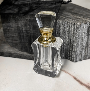 Flacon de parfum en cristal avec votre choix de parfum