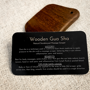 Wooden Gua Sha